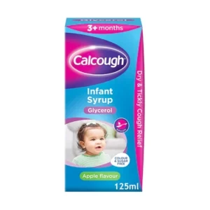 Calcough Infant Syrup Apple Flavour 3+ Months, 125ml