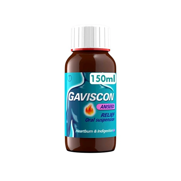 Gaviscon Liquid Heartburn & Indigestion Relief Aniseed Flavour 150ml